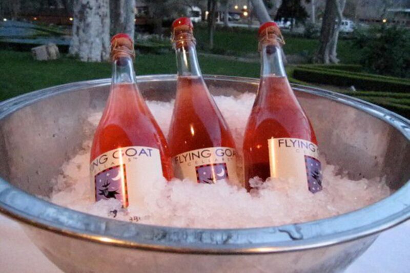 Fine wines with dinner at Alisal Ranch in California